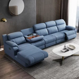 Modern Minimalist Electric L-shaped Recliner Sofa