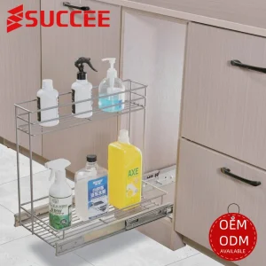 300mm Pull-out Sink Storage Rack for Easy Organization