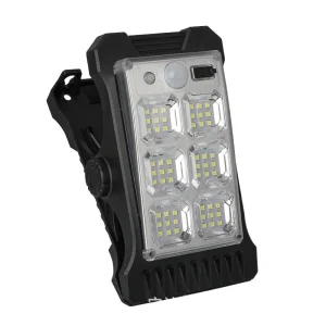 High Brightness 54 LEDs Outdoor Lighting Fence Mounted Solar Motion Sensor Wall Light with Clips