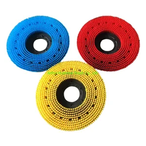 Stiff PP 0.5mm Bristle Rotary Cleaning Brush Plate Ride on Scrubber Floor Buffer Machine Disc Brush
