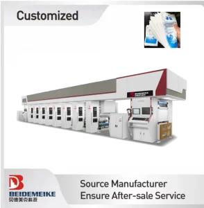 Fully Automatic Controlled Gravure Printing Equipment for Bag and Label Production with High Strength Structure