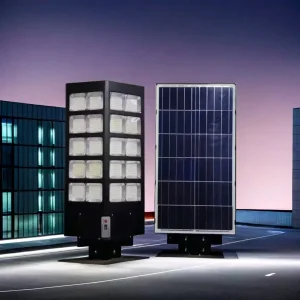 Lâmpada LED Solar Alimentada por Energia Solar 6500K À Prova d'Água Luz Solar para Estacionamento do Crepúsculo ao Amanhecer