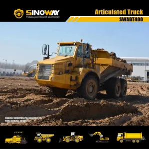 Heavy Duty 6X6 Articulated Mining Dump Trucks for Quarry Exploration