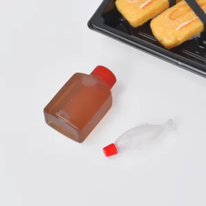 Disposable Soy Sauce Bottle PE Bottle with Red Cap