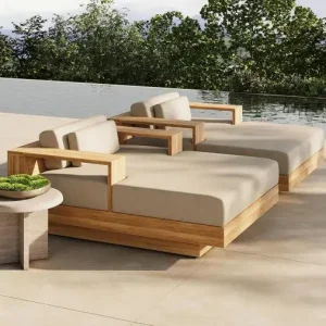 Luxury Teak Sofa
