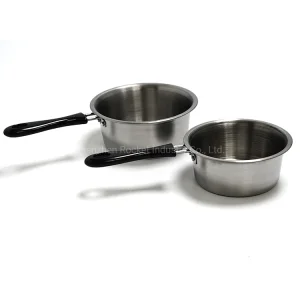 Kitchen Cooking Pot Big Silver Stainless Steel Sauce Pan