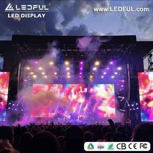 P4.81 SMD Weatherproof LED Video Wall for Outdoor Event Use