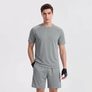 Everyday Wear Man Quick Dry Plain T-Shirt for Morning Exercise