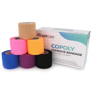 Hospital Grade Class 1 Sports Wound Support Compressed Dressing Custom Print Colored Self Adhesive Vet Wrap Bandage
