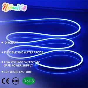 Fita de Luz Neon Flexível RGB Neonawall por Atacado com um Alto Índice de Reprodução de Cores para Decoração de Paredes e Artesanato DIY