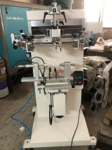 Dgruida Round Face Pneumatic Screen Printing Machine Plastic Glass Bottles Cups Screen Printer