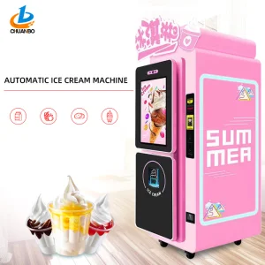 Automatic  Making Machine Self Service Soft Ice Cream Vending Machine