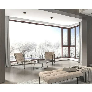 German Technobond PA66/GF25 Nylon Fiberglass Thermal Break Classic Aluminum Casement System Window