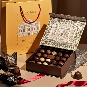 Custom Logo Stereo Building Food Grade Cardboard Gift Box High Quality Chocolate Packaging Paper Boxes