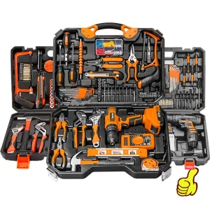 Multifunctional Hardware Tool Set Lithium-ion Cordless Power Tool Drill Set