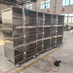 Veterinary Grade Stainless Steel Animal Cage