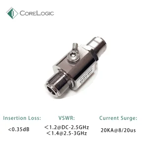 IP67 Conector N RF Coaxial Pararrayos