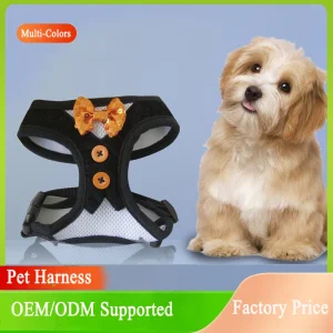 Arnés para gatos ajustable, suave, de malla transpirable y personalizado