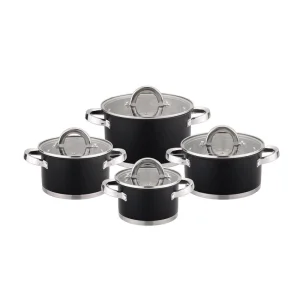 Lightweight Induction Popular Colorful 8 PCS Stainless Steel Cookware Set