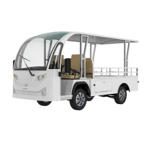 2-Seater عربة كهربائية مع سرير حمولة قصوى 1000kg استلام أمتعة المنتجع