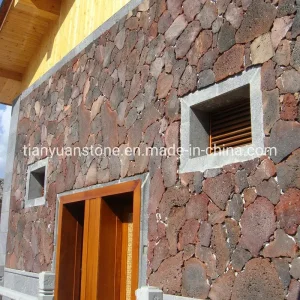 Decorative Landscape Red Lava Rock Stone