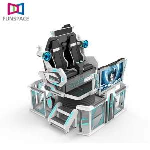 New Technology Equipment Amusement Park 9d Virtual Reality Simulator 2 Seats 9d Vr Space Battle
