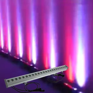 High Quality Outdoor Waterproof Pixels 24X10W 4in1 RGBW LED Effect Matrix Bar City Wall Washer Stage Lighting for DJ Disco Wedding Party Show Church Theater