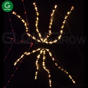 Halloween Spider Motif Indoor LED Fairy Light for Home House Commercial Decoration