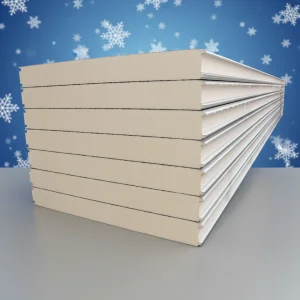 High Density PU Insulated Panels - 40kg/m&sup3; Core Density For Cold Storage