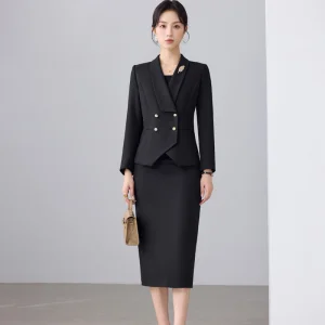Women's Business Formal Office Suit Pants Set