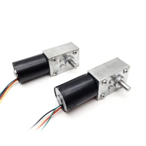 Factory Supply High Torque DC Electric Worm Gearbox Motors 12v 24V 36mm Small Mini Geared Motor Low Noise Long Lifespan