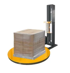 Automatic Plastic Stretch Film Wrapper/Wrap Skid/Pallet Wrapping Machine With Scale M/E Type