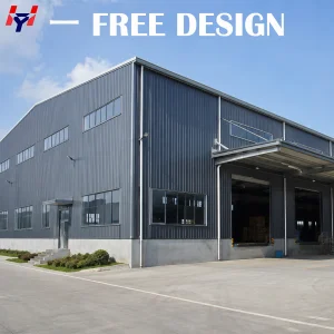 Curved Roof Steel Structure Warehouse