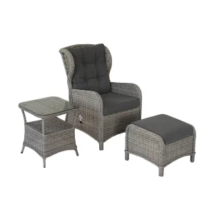 Modern 3 Piece Outdoor Bistro Set