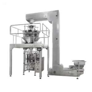 Automatic Vffs Machine Multi-Head Weigher Filling Potato Chip Snack Beans Granules Pouch Bag Packaging Machine