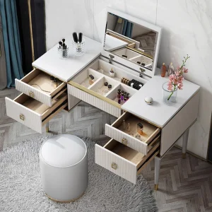 Modern Furniture Dresser Bedroom Furniture Dressers Wooden Dressing Table with Mirror