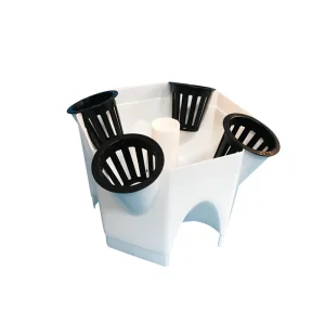 Agg 7-Tier Vertical Hydroponic Garden Tower for Herbs &amp; Vegetables Indoor/Outdoor Farming