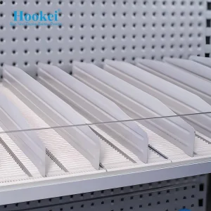 Commercial Refrigerator Gravity Roller Shelf PVC Rolling Shelving