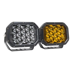 Super Bright 7-Inch Square LED Heavy Duty Driving Light 4000Lms Spotlight New Condition