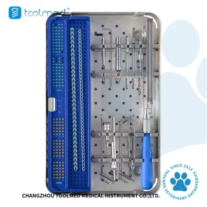 Factory Sale 1.6/2.4/3.2/4.0mm Veterinary Orthopaedic Alps Reconstruction Locking Plate Screw Instruments Kit Set for Vet Orthopedic Surgery