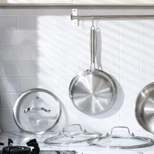 OEM Professional Production Energy-Saving Cooking 3 Ply Stainless Steel Cookware Set/Frypan/Frying Pan