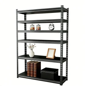 Customizable Light Duty Racking Adjustable Cold Rolled Steel Keyhole Shelves for Kitchen & Living Room