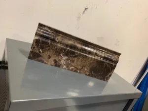 Starstone Natural Marble Stone Moulding Emperador Dark Marble Baseboard Skirting