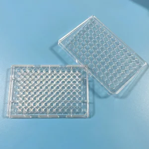 Plastic PS Sterile Multi-Well 96well Cell Culture Plates with Flat Bottom