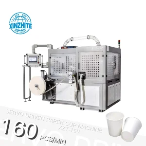 High Speed Servo Paper Cup Machine for 4-16oz (NewSmart-XZT-150)