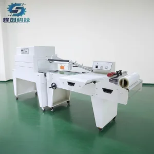 Semi Automatic L Type Bar Sealer Heat POF Shrink Film Packing Wrapping Machine For Trash Bag, Bottles, Case Box