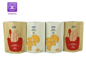 Standing up Mushroom Chips Pouch Aluminum Foil Snack Package
