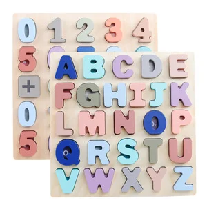Alphabet Geometry Wooden Puzzle