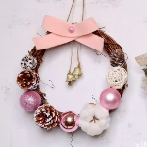 JQ Christmas Rattan Wreath DIY Craft Kit