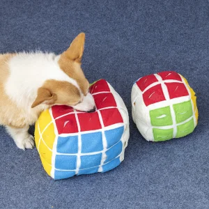 Pet Cube Sniffing Toy Dog Enrichment Chew Toys